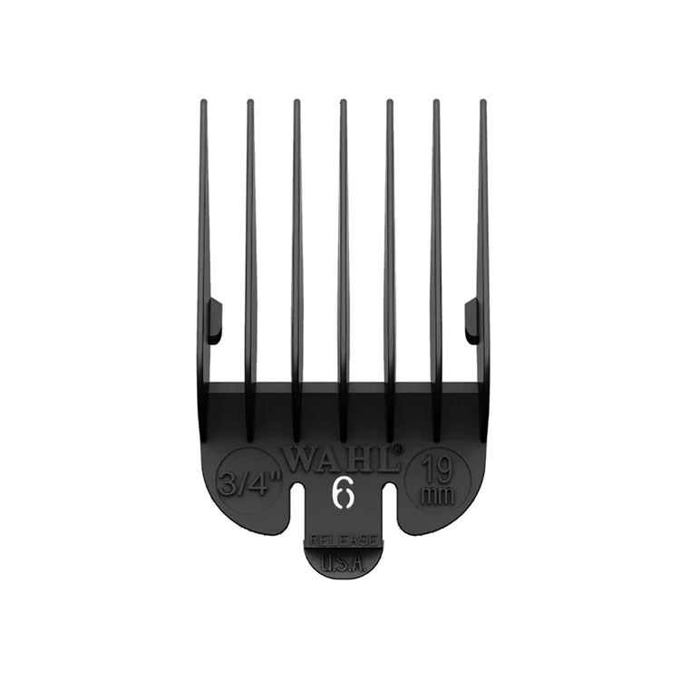 Wahl Attachment Comb Snap-On No 6 -3/4 - 19mm - Black