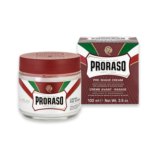 Proraso Pre Shave Cream Red With Nourishing Shea Butter 100ml