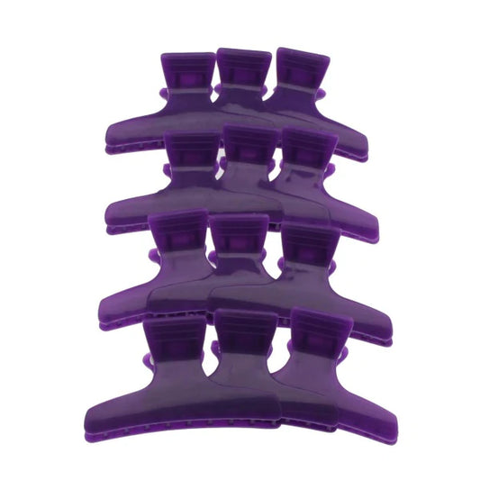 Santorini B/fly Clamp Purple - 12 Per Pkt