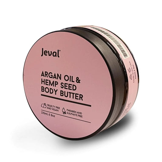 Jeval Argan Oil And Hemp Seed Skin Butter 235ml