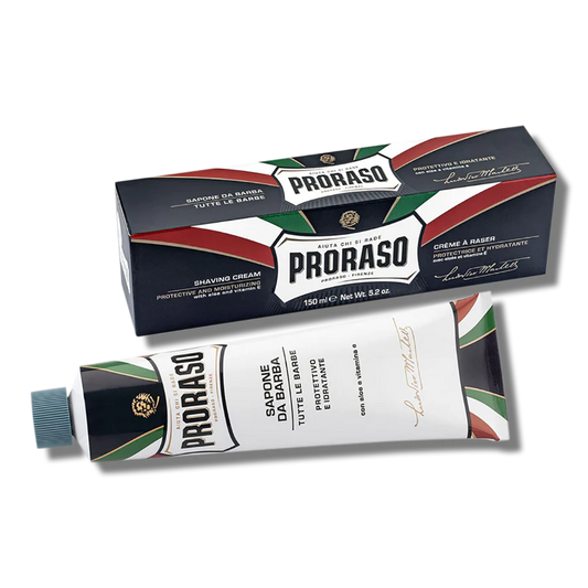 Proraso Shave Cream Tube Blue Aloe And Vitamin E 150ml