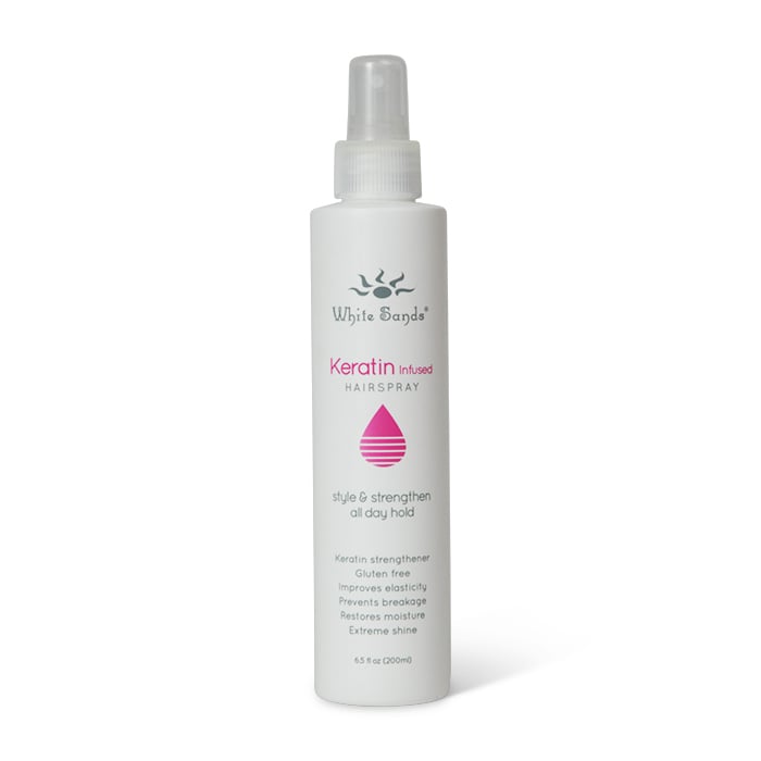 White Sands Keratin Infused Hairspray 200ml