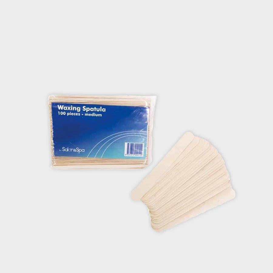 Salon and Spa Waxing Spatula - Medium 100pk