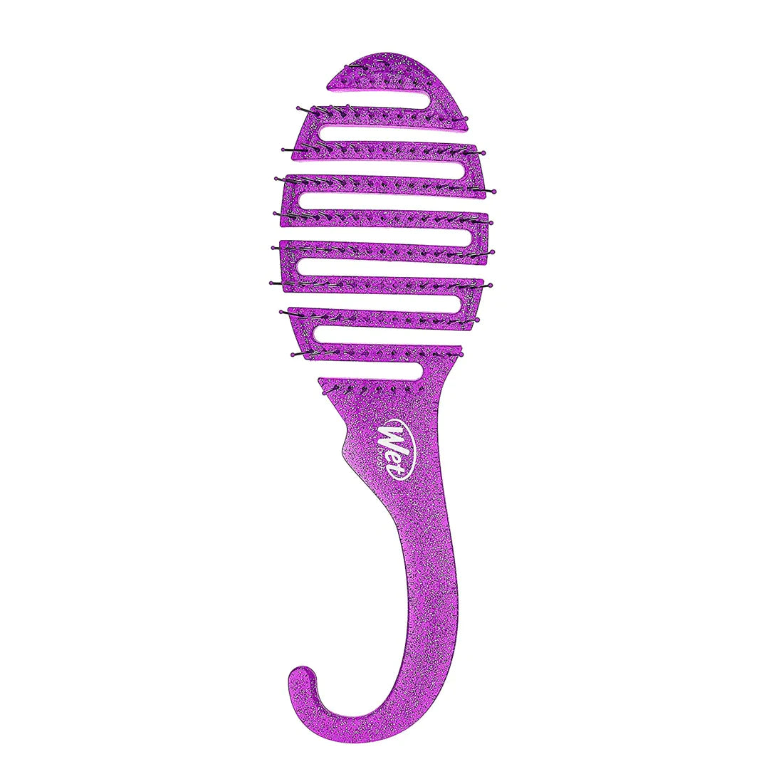 WetBrush Shower Flex Purple Glitter