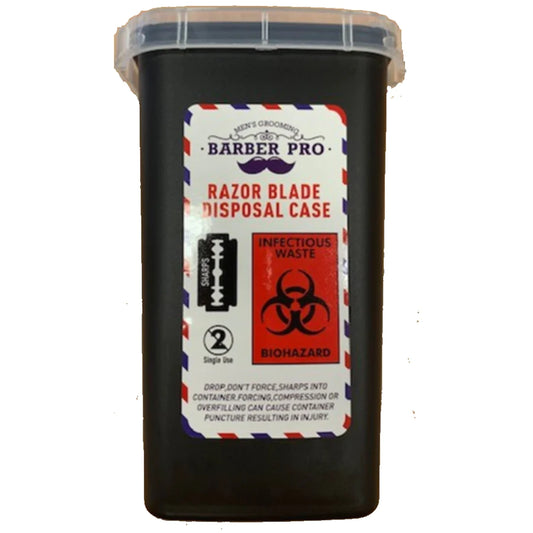 Santorini Barber Pro Black Sharps Container