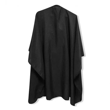 Grace Cutting Cape 100percent Polyester Water Resistant 135x150cm - Black