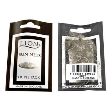Lion Bun Net 3Pk Grey