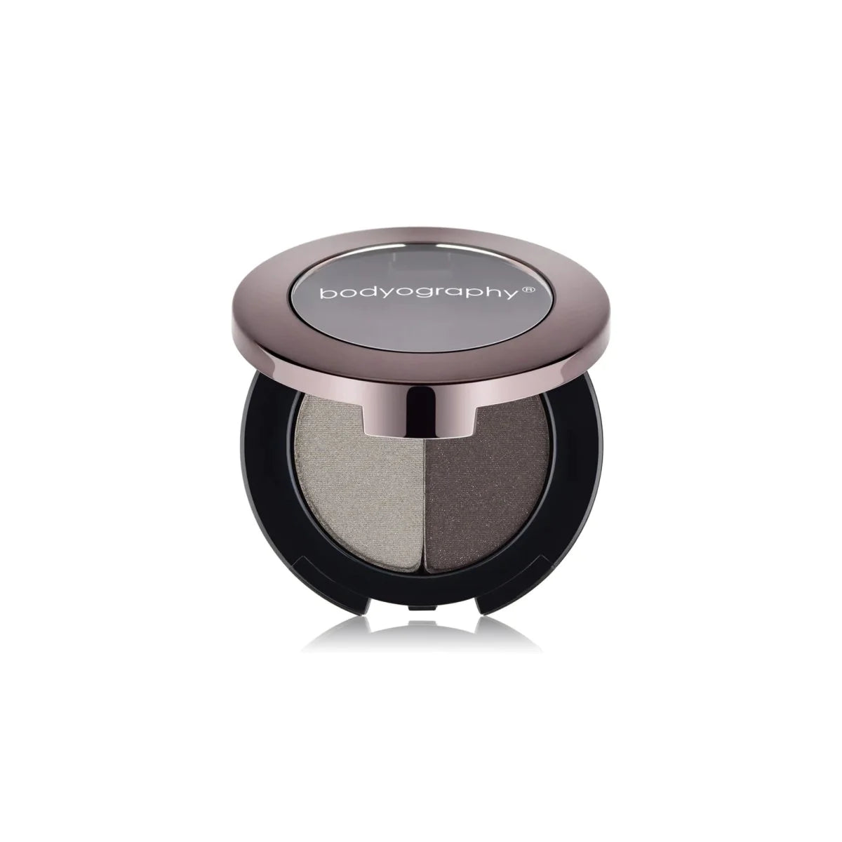 Bodyography Duo Expression Eyeshadow Cemented Gun Metal Grey/ Silver Shimmer