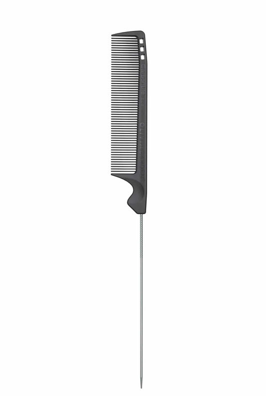 Olivia Garden CarbonLite Metal Tail Comb
