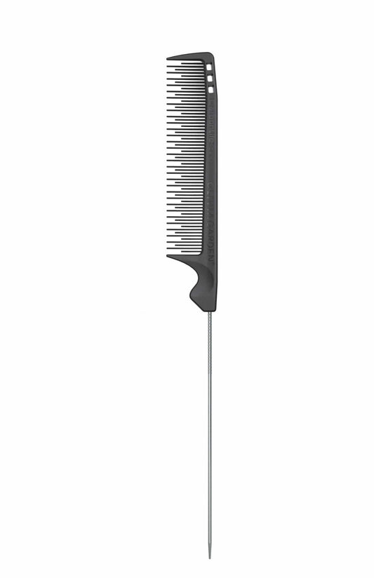 Olivia Garden CarbonLite Metal Tail Teasing Comb